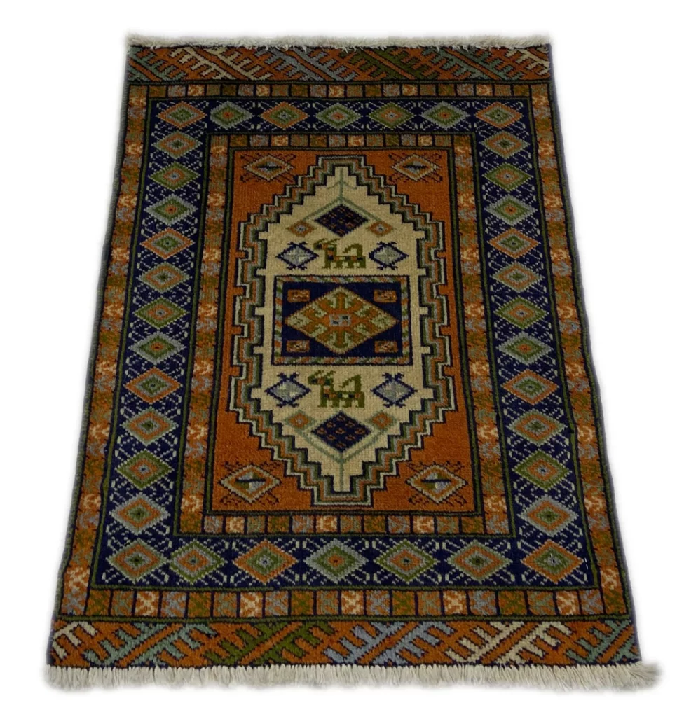 Persian Rug North Persia 82 x 60 cm Wool Hand-knotted