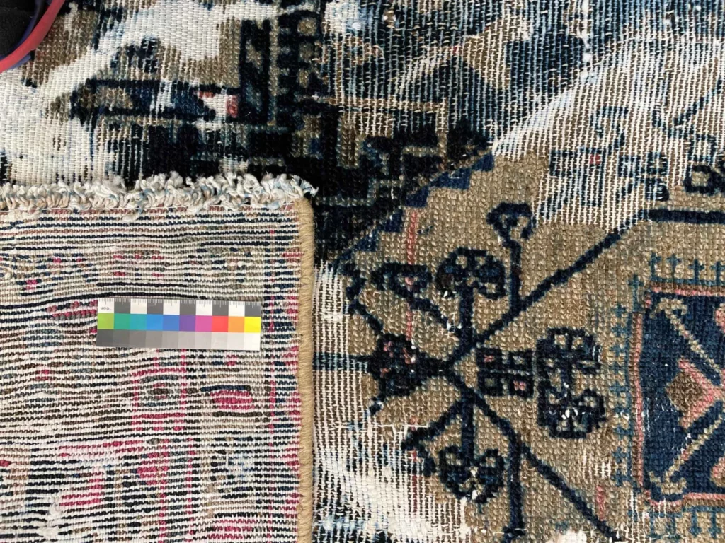 vintage-orientteppich-177-x-115-cm-handgeknupft-modernes-design-6 Oriental Rug 177 x 115 cm Wool Hand-knotted