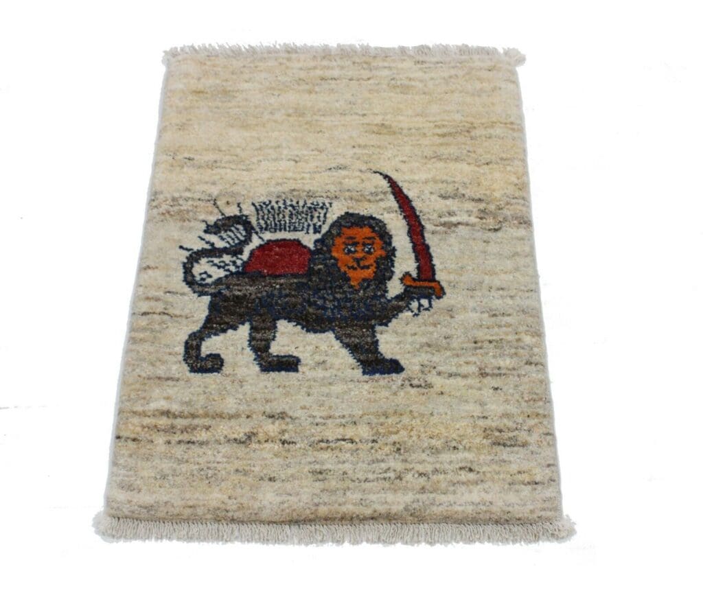Persian Rug Gabbeh Qashqai 89 x 61 cm Wool Hand-knotted