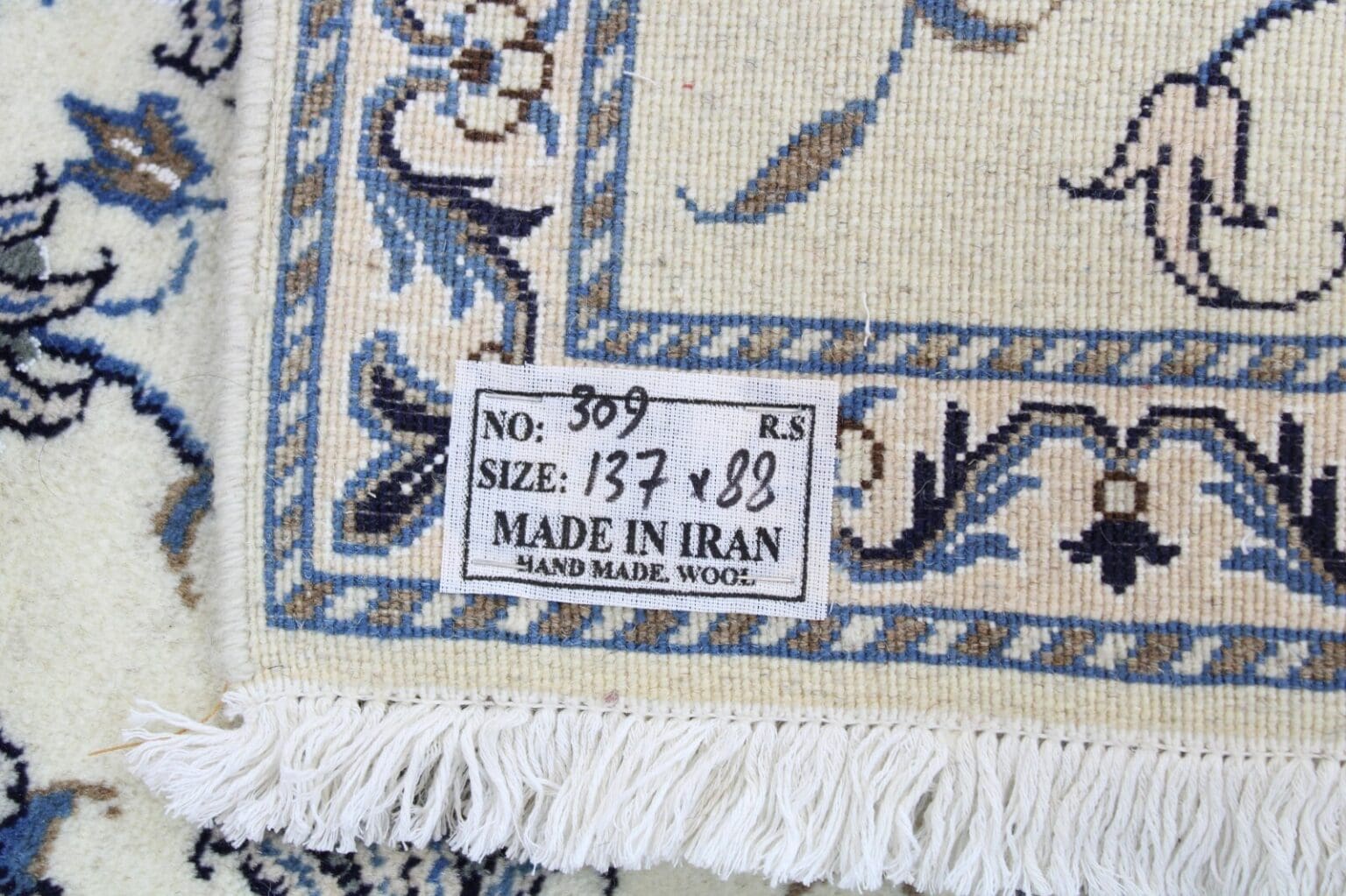 Persian Rug Nain 137 x 88 cm Wool Hand-knotted