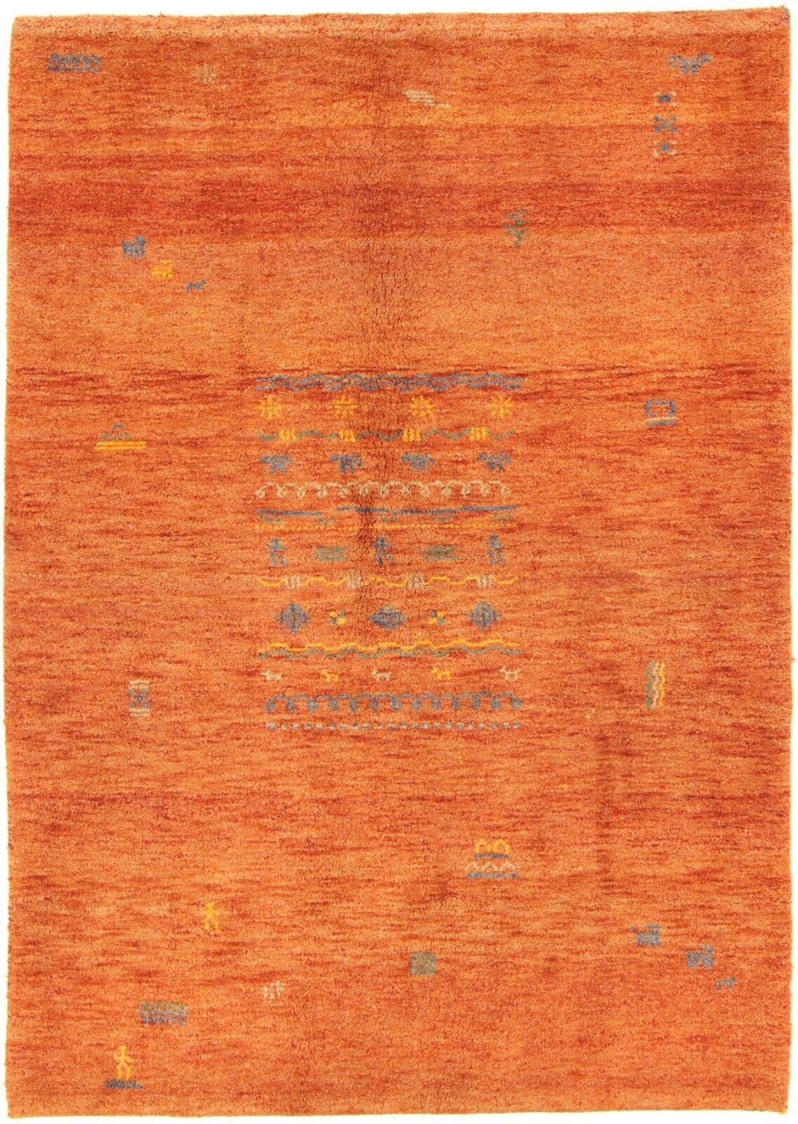 handgeknupfter-gabbeh-orientteppich-197x136-cm-kunstvoll-stilvoll Oriental Rug Gabbeh 197x136 cm Wool Hand-knotted