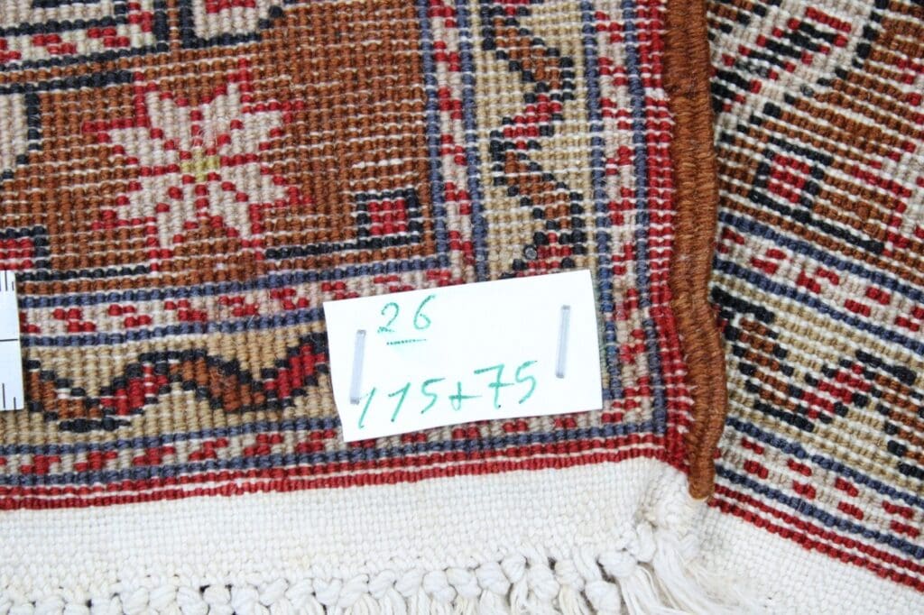 original-russischer-kazak-orientteppich-115x75-cm-handgeknupft-7 Oriental Rug Kazak 115 x 75 cm Wool Hand-knotted