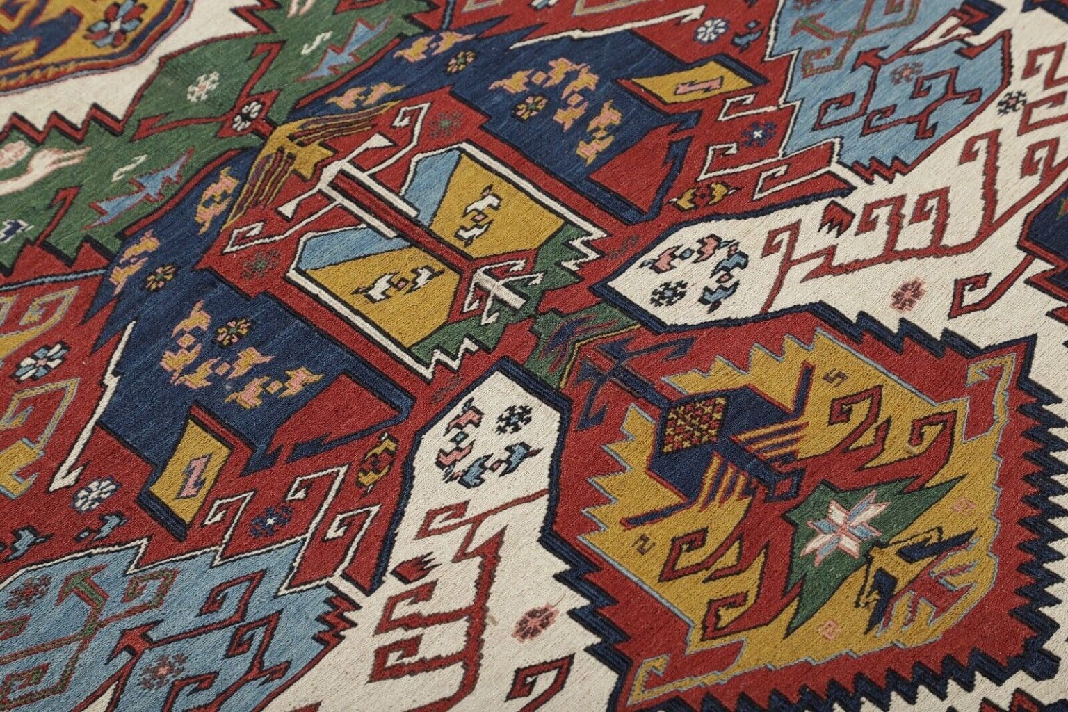 kelim-sumach-varni-210x172-cm-handgewebt-klassisch-wolle-6 Persian Rug 210x172 cm Wool Hand-woven