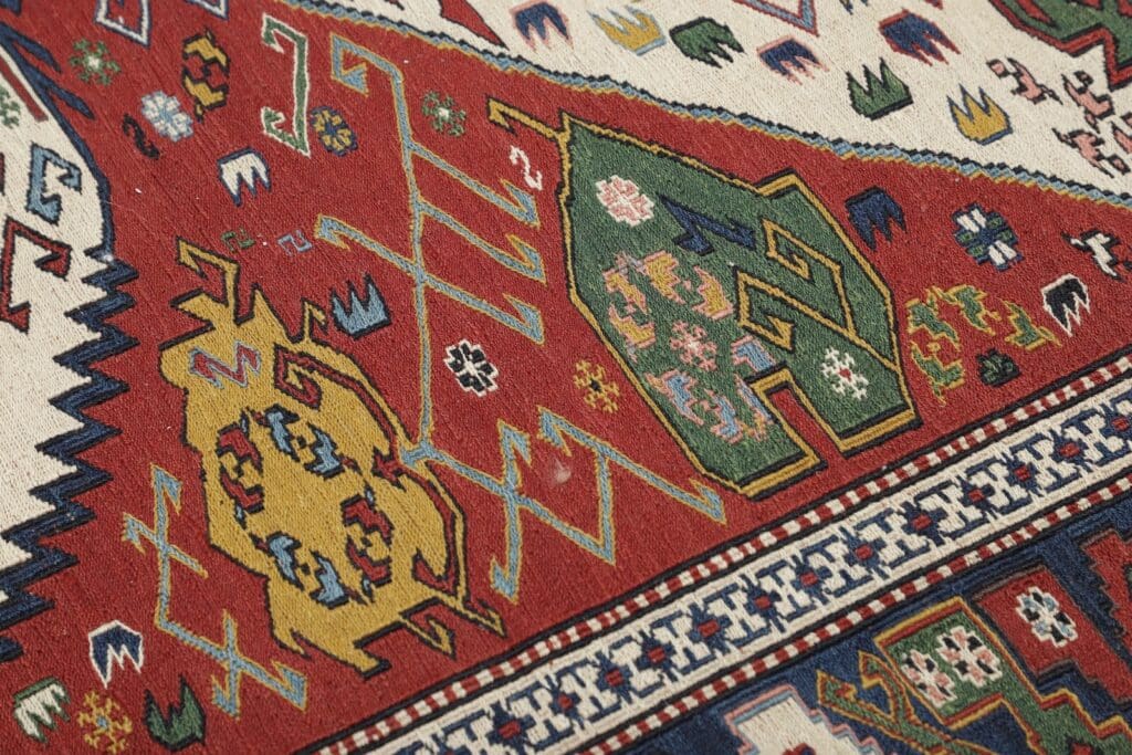 kelim-sumach-varni-210x172-cm-handgewebt-klassisch-wolle-8 Persian Rug 210x172 cm Wool Hand-woven