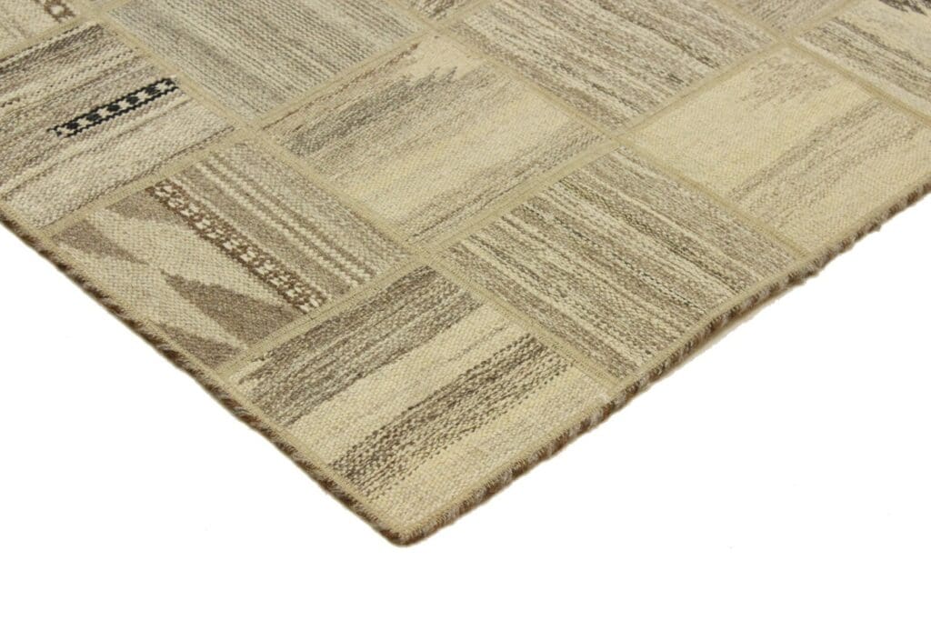 original-handgewebter-kelim-patchwork-198x155-cm-neu-orientteppich-4 Oriental Rug 198x155 cm Wool Hand-woven