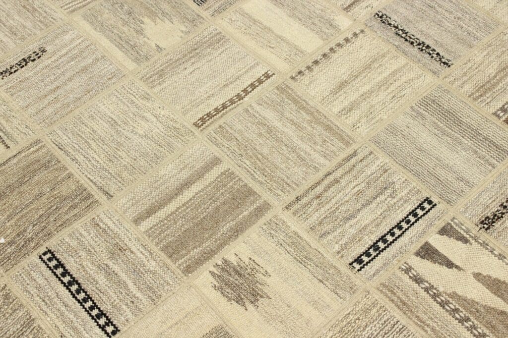 original-handgewebter-kelim-patchwork-198x155-cm-neu-orientteppich-5 Oriental Rug 198x155 cm Wool Hand-woven