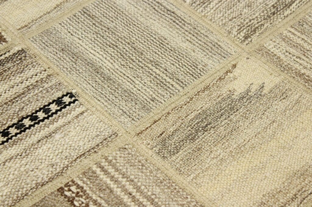 original-handgewebter-kelim-patchwork-198x155-cm-neu-orientteppich-6 Oriental Rug 198x155 cm Wool Hand-woven