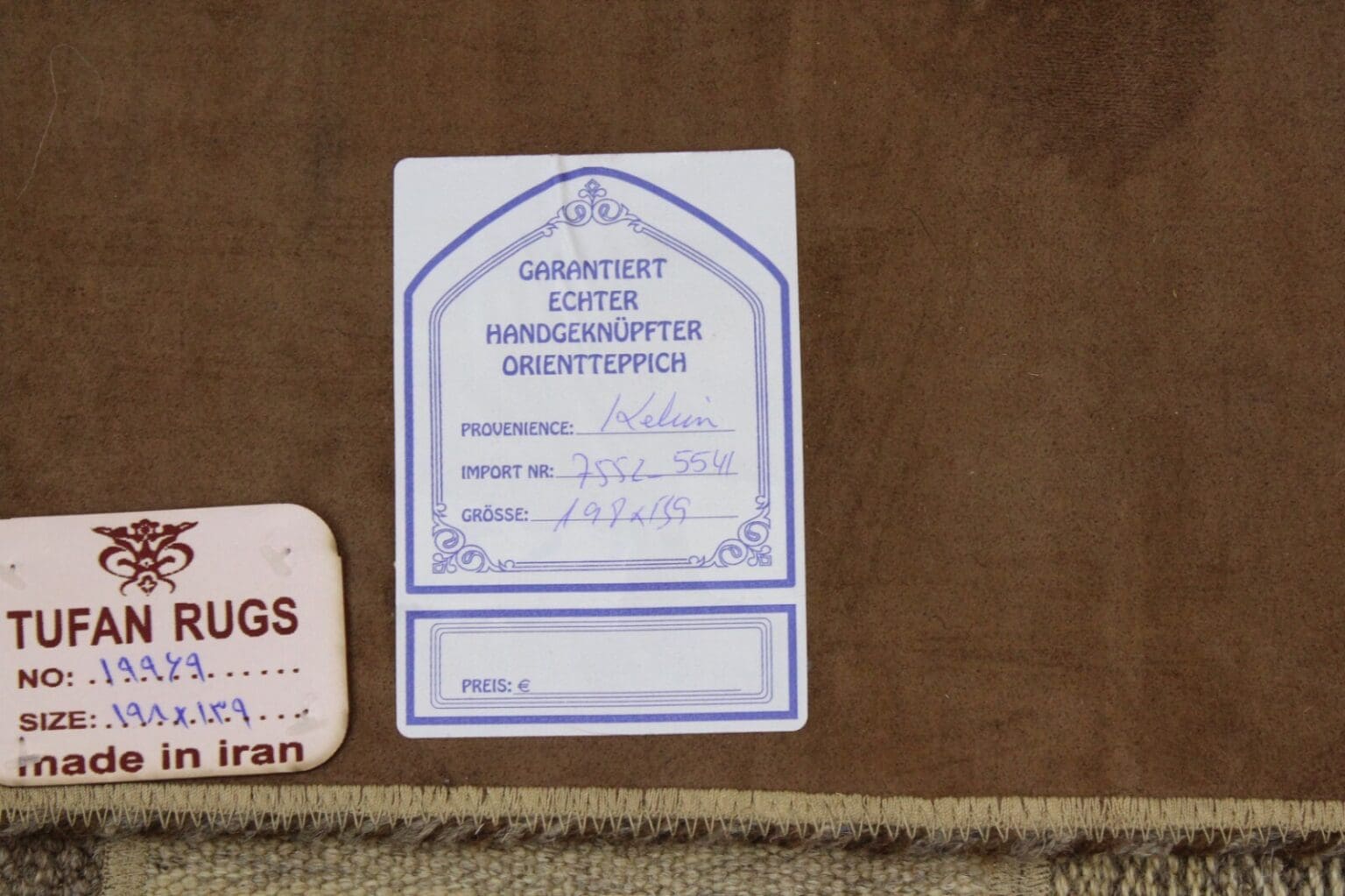 original-handgewebter-kelim-patchwork-198x155-cm-neu-orientteppich-8 Oriental Rug 198x155 cm Wool Hand-woven