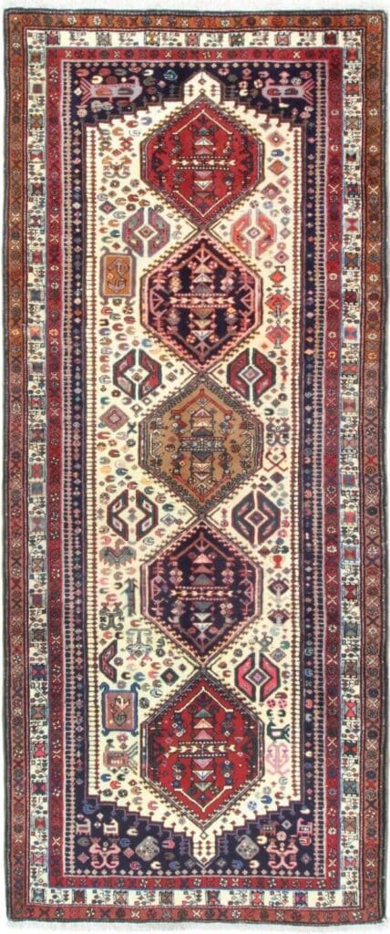 Persian Rug Ardebil 302 x 127 cm Wool Hand-knotted
