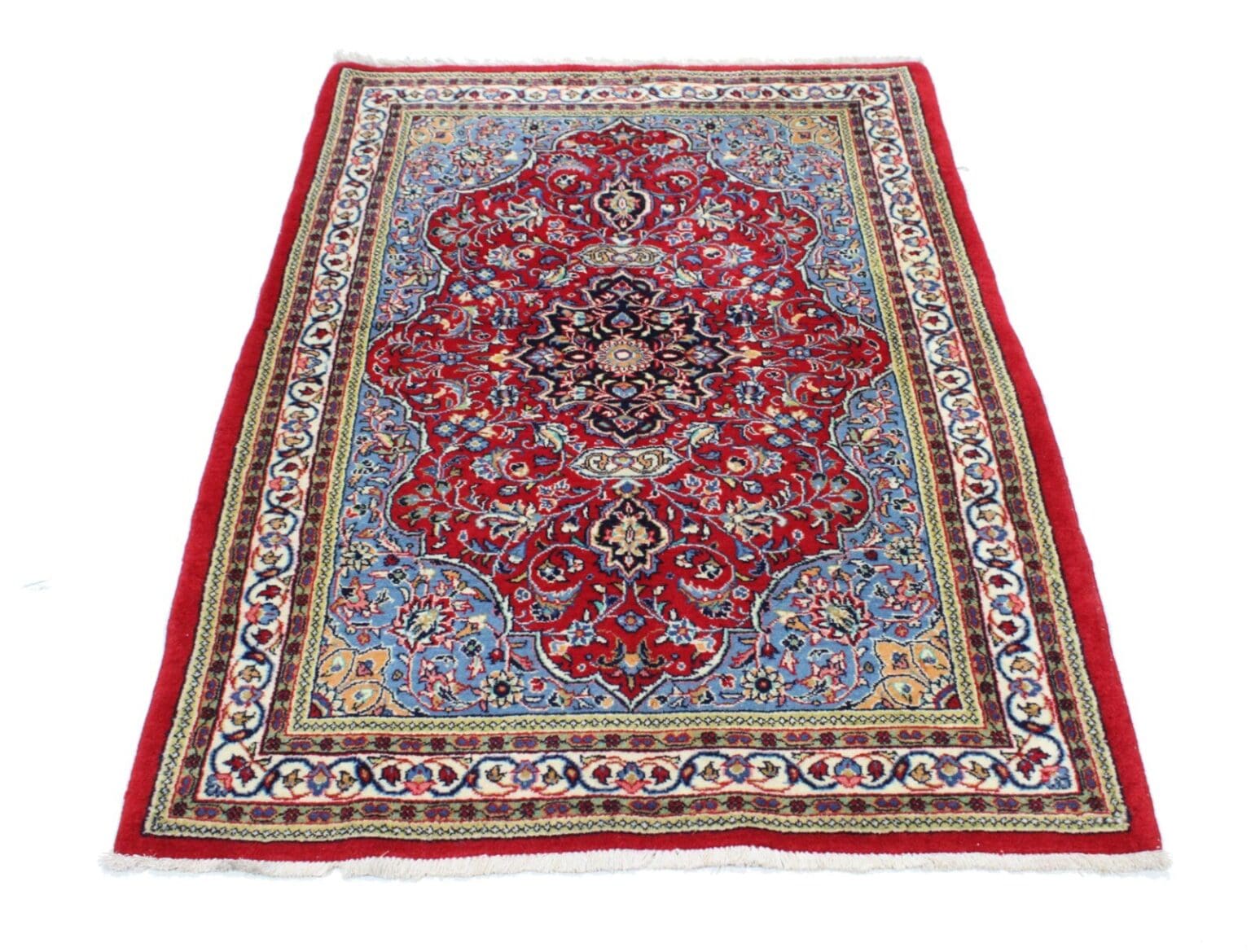 Persian Rug Isfahan 156 x 110 cm Wool Hand-knotted
