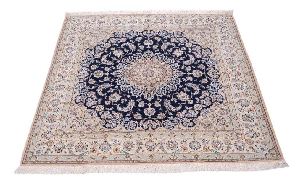 Persian Rug Nain 9 La 202 x 203 cm Wool Hand-knotted