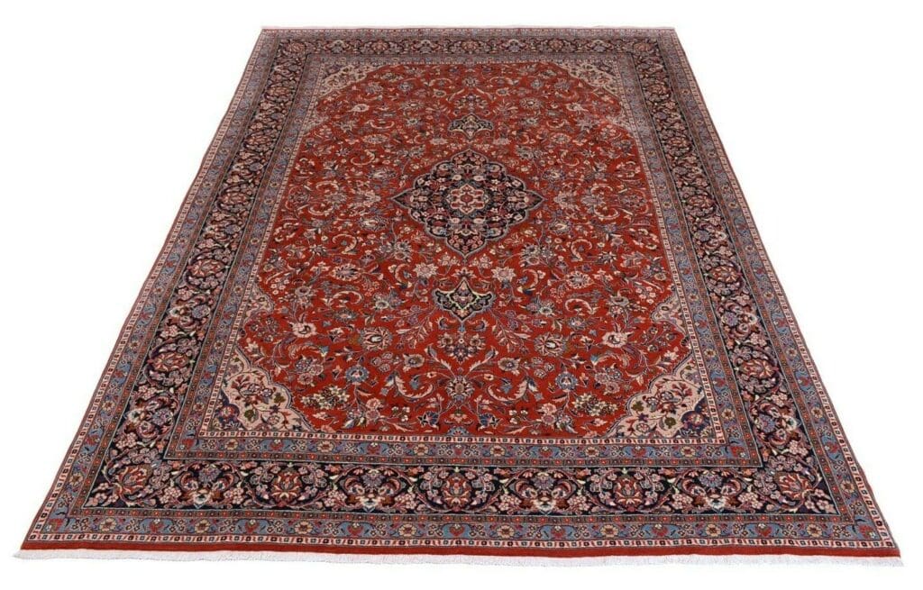 handgeknupfter-perserteppich-355x247-cm-floral-350000-knoten Persian Rug 355x247 cm Wool Hand-knotted