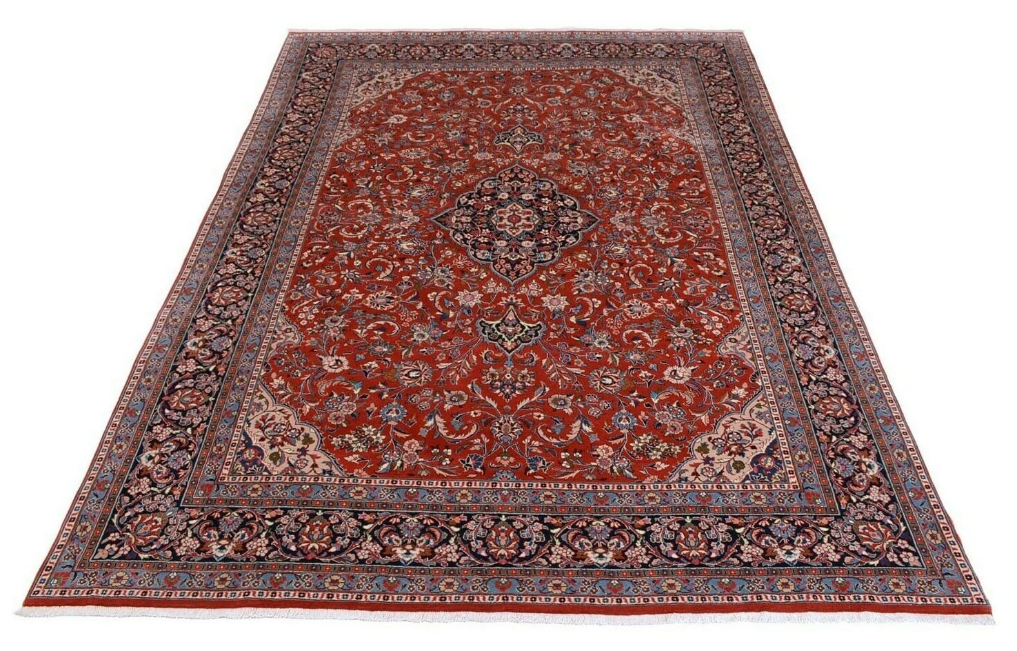 handgeknupfter-perserteppich-355x247-cm-floral-350000-knoten Persian Rug 355x247 cm Wool Hand-knotted
