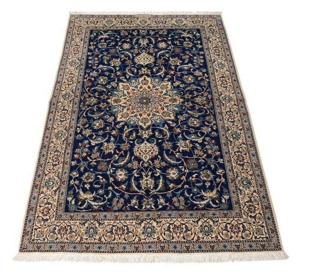 nain-orientteppich-252x158-cm-400000-knoten-handgeknupft Persian Rug Nain 252 x 158 cm Wool Hand-knotted
