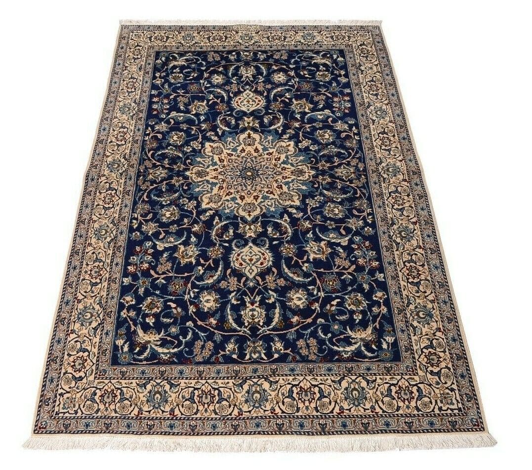 nain-orientteppich-252x158-cm-400000-knoten-handgeknupft Persian Rug Nain 252 x 158 cm Wool Hand-knotted