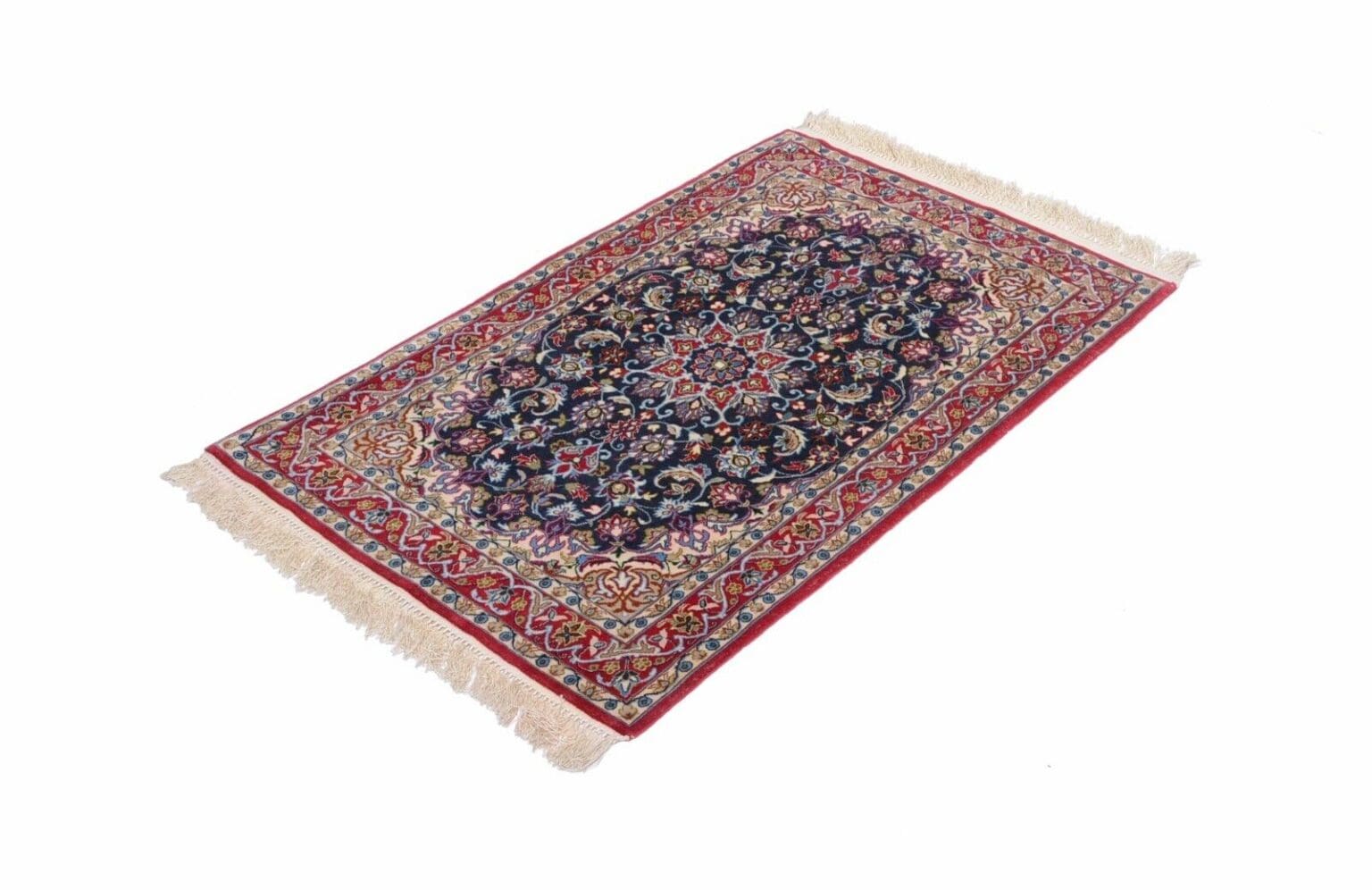 Persian Rug Isfahan 105 x 68 cm Wool Hand-knotted