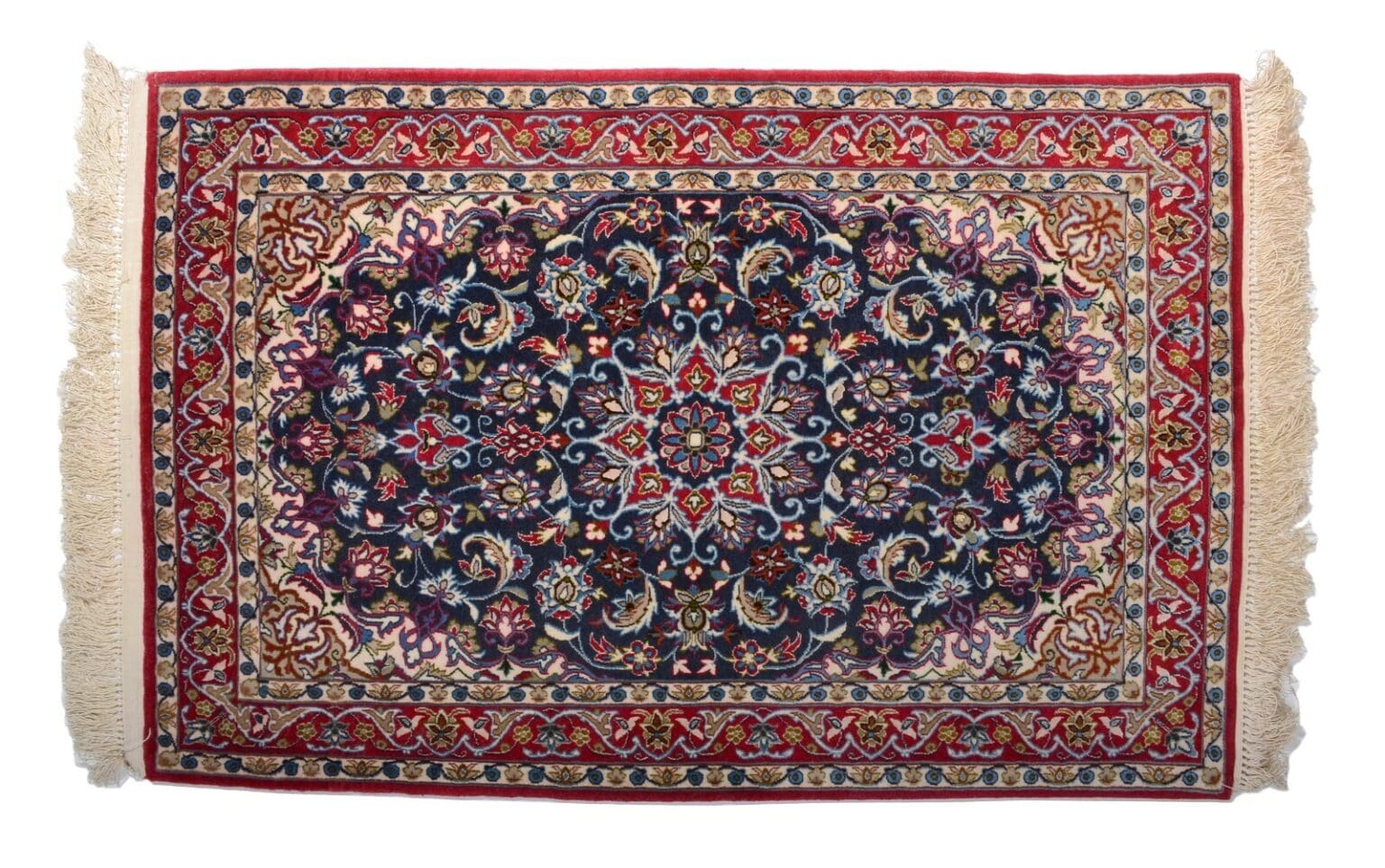 Persian Rug Isfahan 105 x 68 cm Wool Hand-knotted