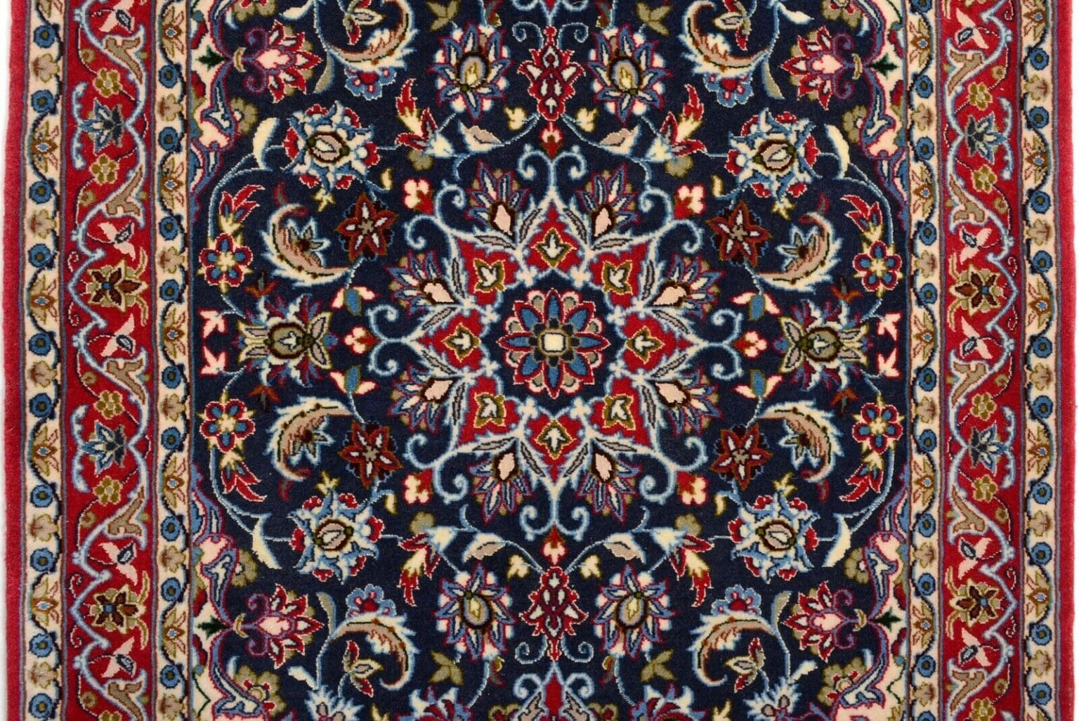 Persian Rug Isfahan 105 x 68 cm Wool Hand-knotted