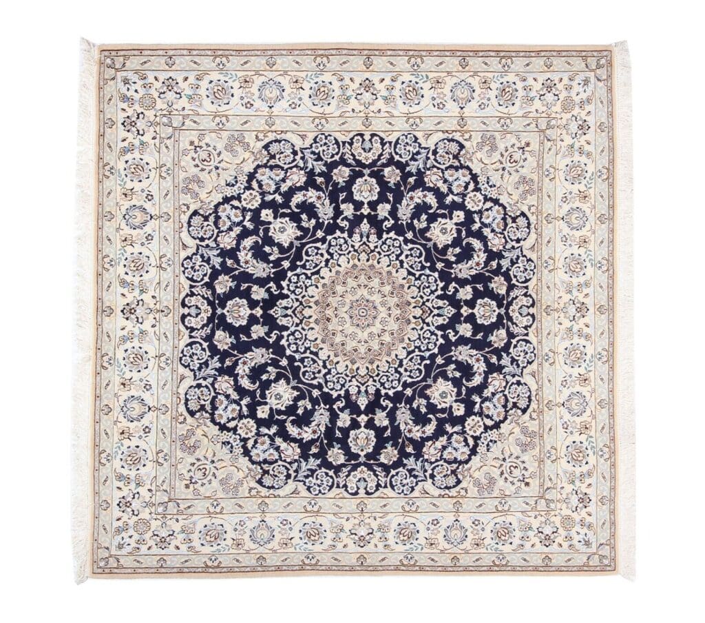 Persian Rug Nain 9 La 202 x 203 cm Wool Hand-knotted