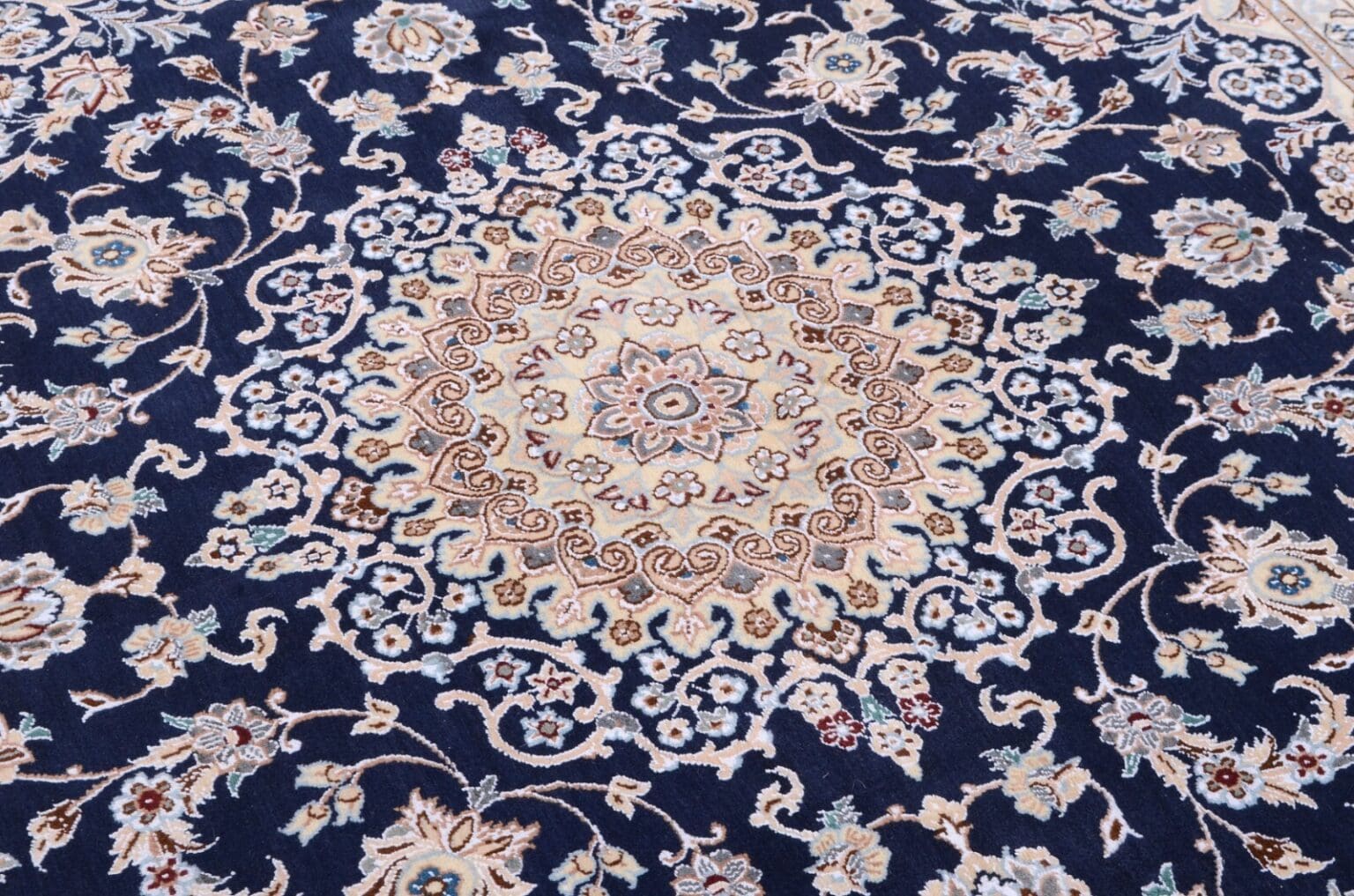 Persian Rug Nain 9 La 202 x 203 cm Wool Hand-knotted