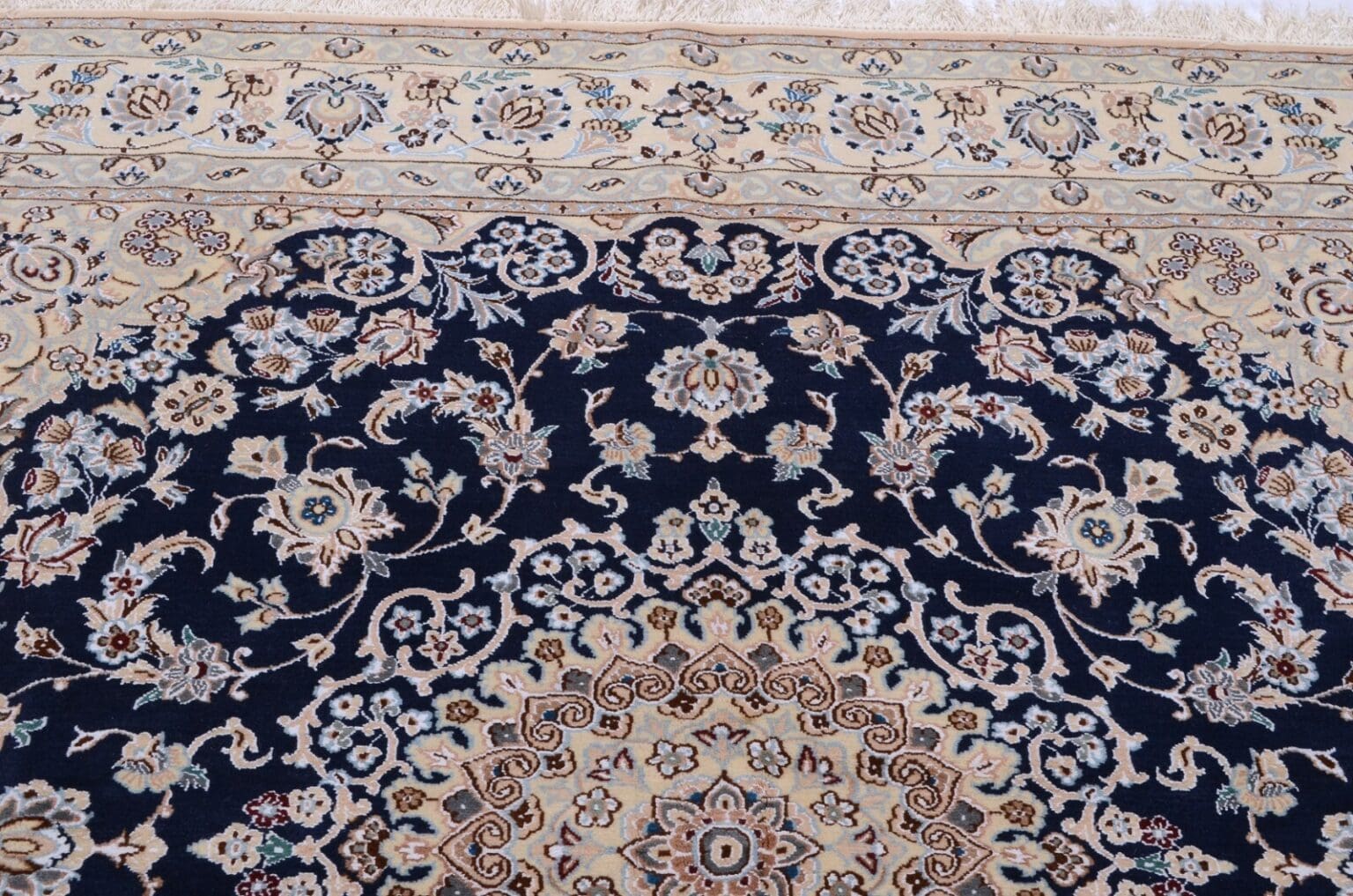 Persian Rug Nain 9 La 202 x 203 cm Wool Hand-knotted