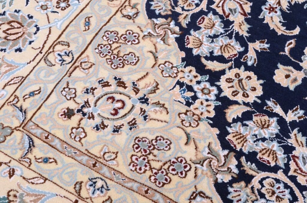 Persian Rug Nain 9 La 202 x 203 cm Wool Hand-knotted