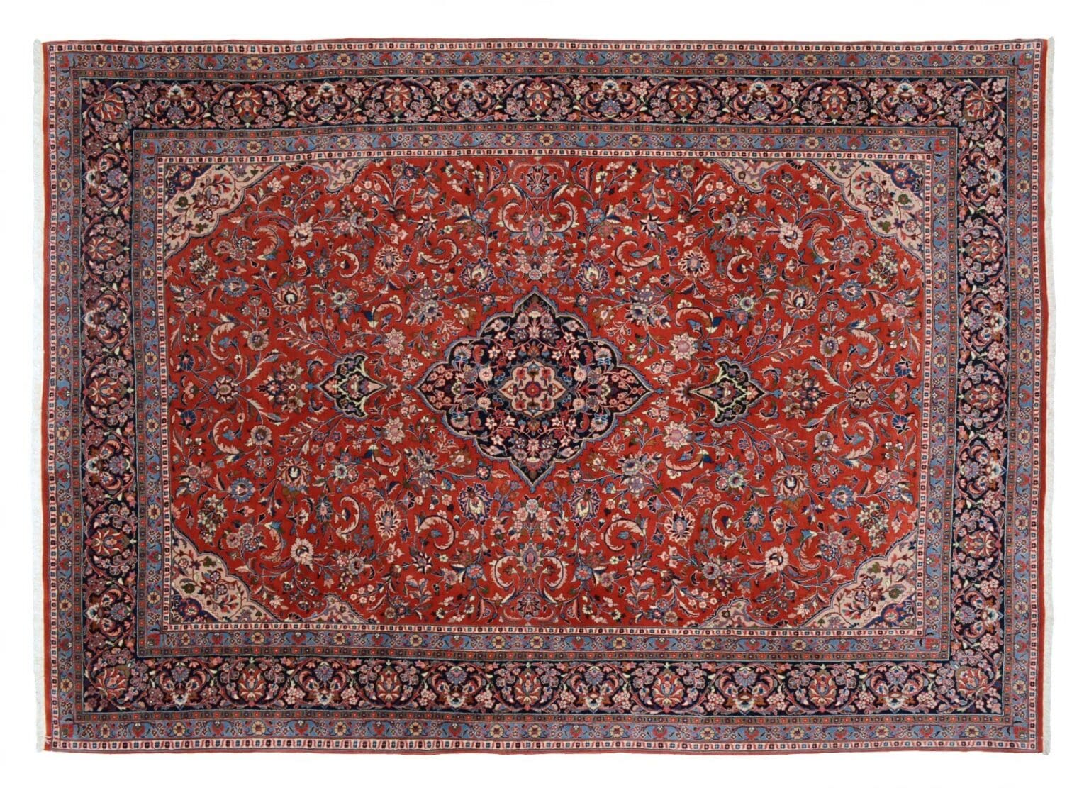 handgeknupfter-perserteppich-355x247-cm-floral-350000-knoten-3 Persian Rug 355x247 cm Wool Hand-knotted