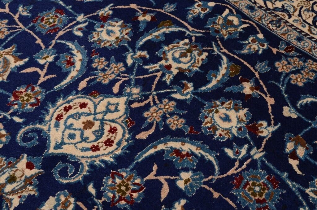 nain-orientteppich-252x158-cm-400000-knoten-handgeknupft-14 Persian Rug Nain 252 x 158 cm Wool Hand-knotted