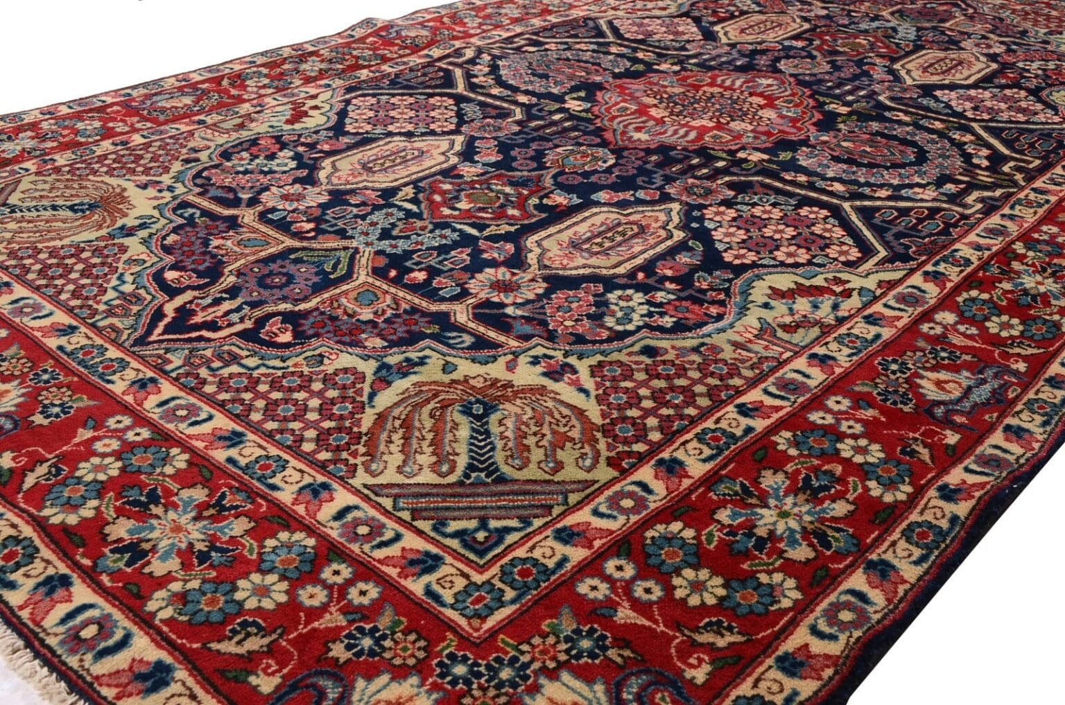 Persian Rug Kashan 255 x 152 cm Wool Hand-knotted