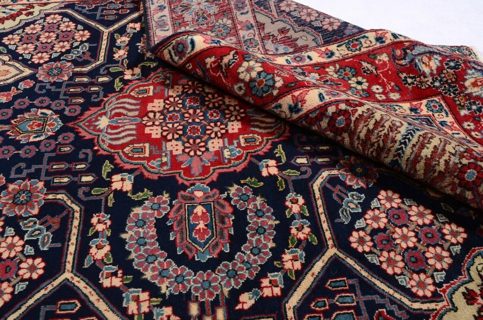 Persian Rug Kashan 255 x 152 cm Wool Hand-knotted