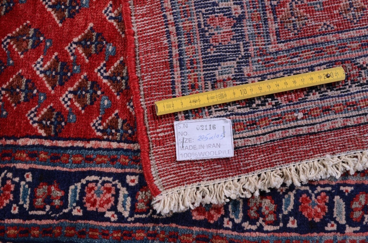 Persian Rug Sarouk 295 x 105 cm Wool Hand-knotted