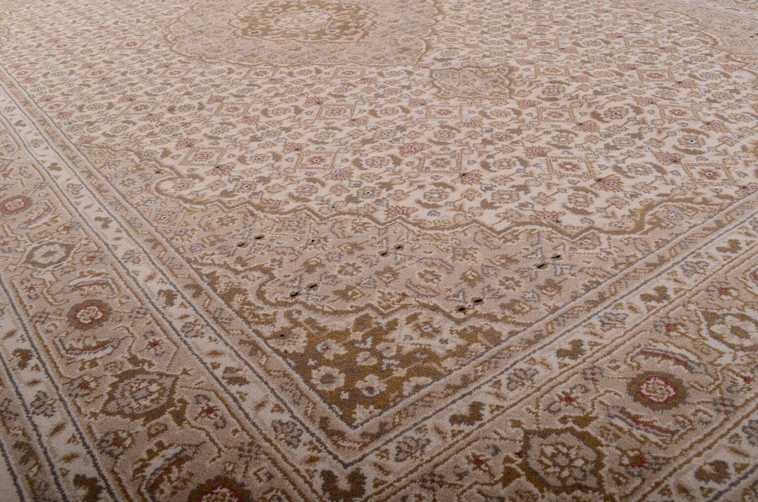 orientteppich-160x230-cm-beige-sand-155000-knoten-handgeknupft-5 Oriental Rug Bijar 160x230 cm Wool Hand-knotted