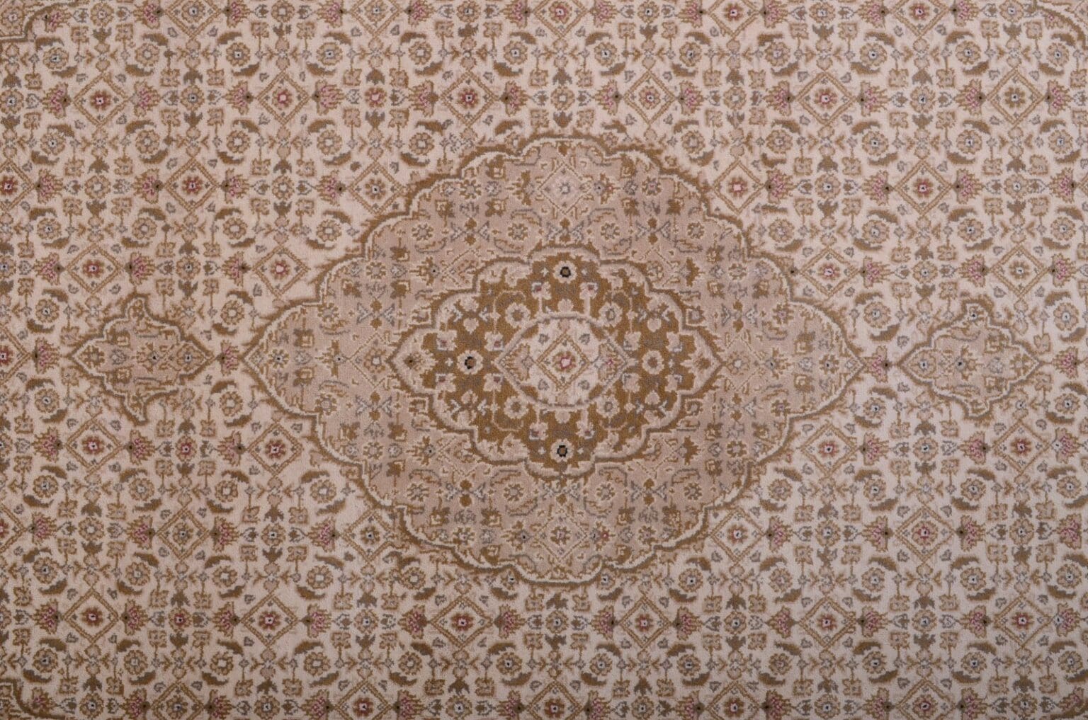 orientteppich-160x230-cm-beige-sand-155000-knoten-handgeknupft-6 Oriental Rug Bijar 160x230 cm Wool Hand-knotted