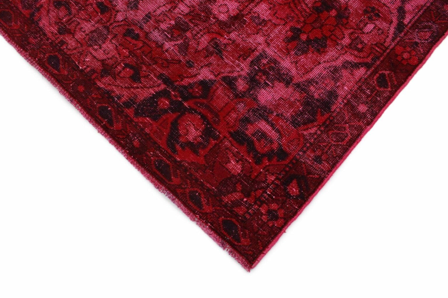 vintage-orientteppich-rot-274x151cm-handgeknupft-unikat-5 Oriental Rug 274x151 cm Wool Hand-knotted