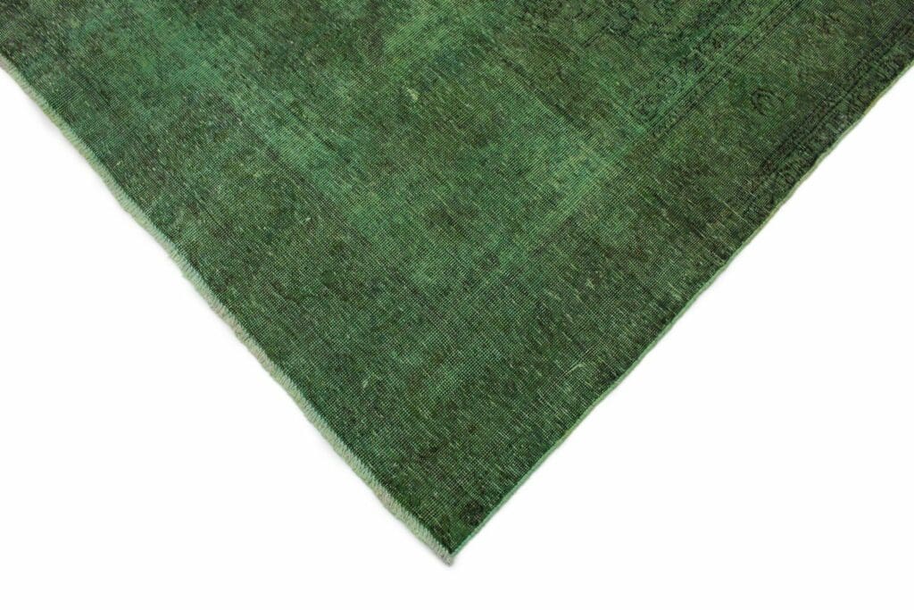 vintage-orientteppich-grun-283x199cm-handgeknupft-unikat-4 Oriental Rug 283x199 cm Wool Hand-knotted