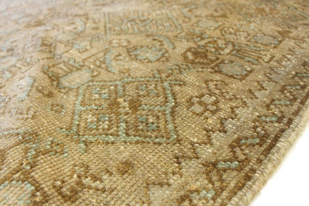 vintage-orientteppich-232x104-cm-beige-handgeknupft-unikat-5 Oriental Rug 232x104 cm Wool Hand-knotted