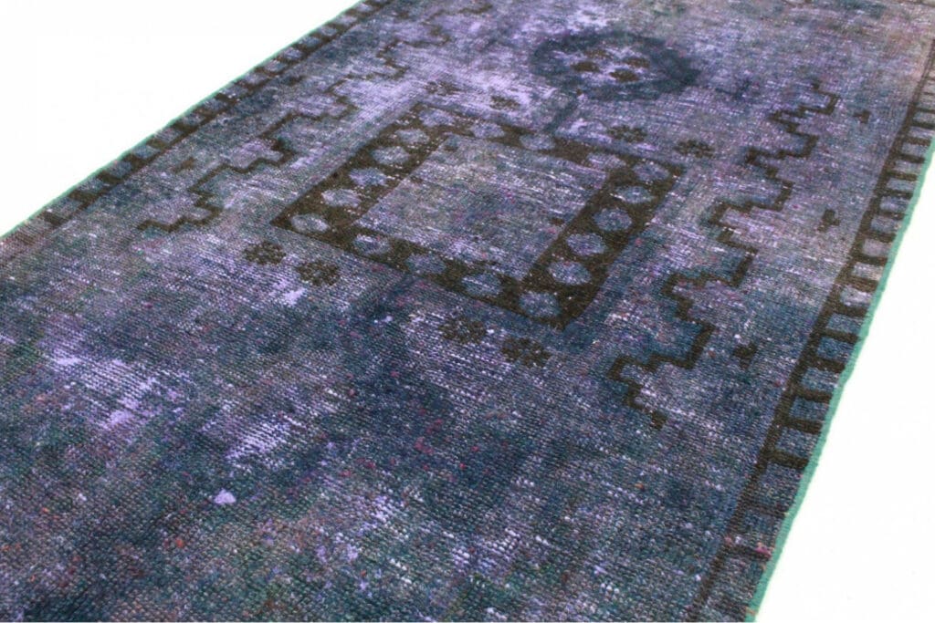 Vintage Oriental Rug 195 x 99 cm Hand-knotted