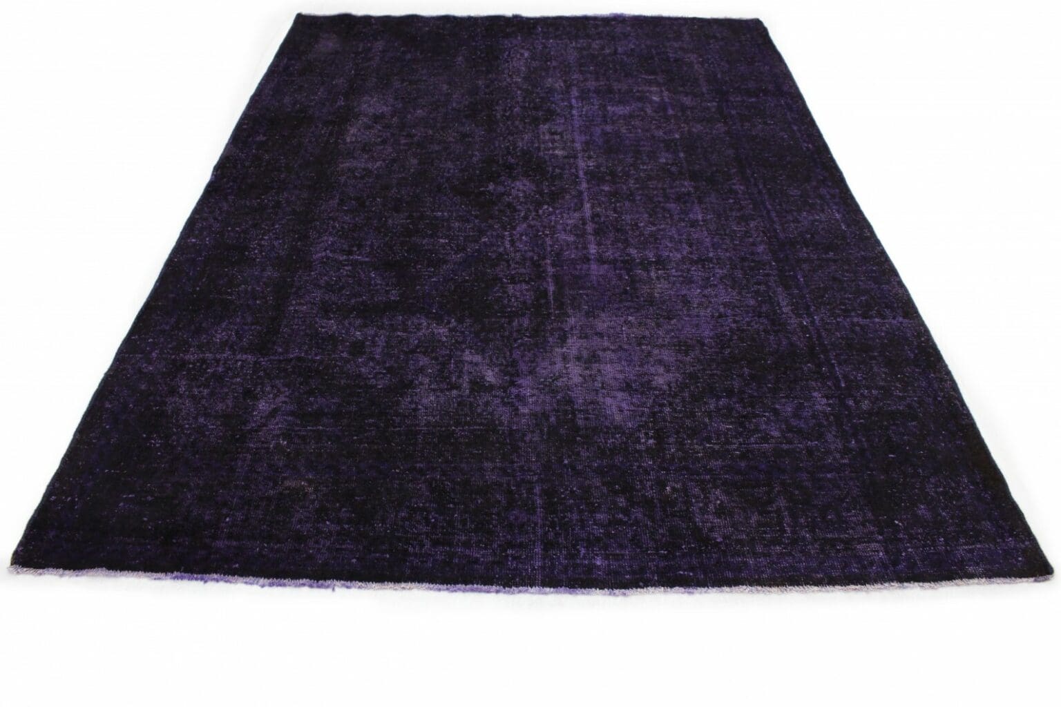 moderner-vintage-orientteppich-290x209cm-lila-schwarz-handgeknupft-1 Oriental Rug 290x209 cm Wool Hand-knotted
