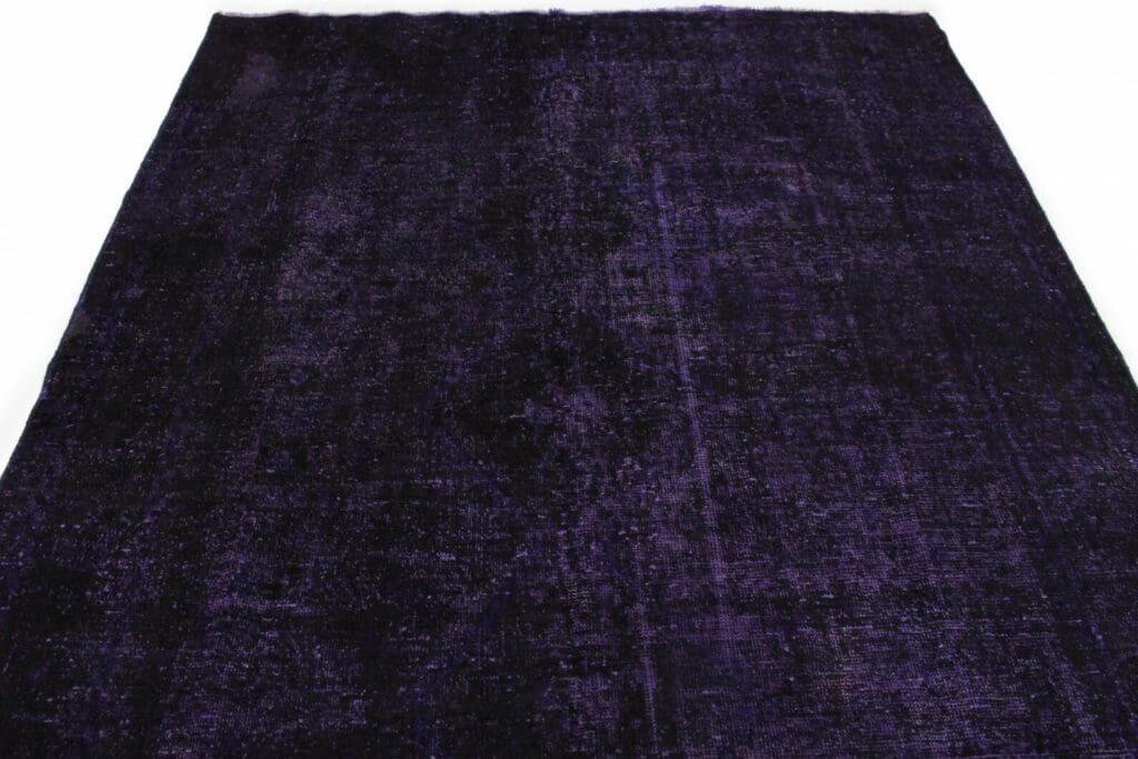 moderner-vintage-orientteppich-290x209cm-lila-schwarz-handgeknupft-3 Oriental Rug 290x209 cm Wool Hand-knotted