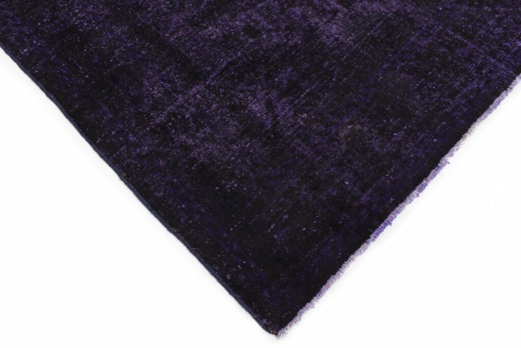 moderner-vintage-orientteppich-290x209cm-lila-schwarz-handgeknupft-5 Oriental Rug 290x209 cm Wool Hand-knotted