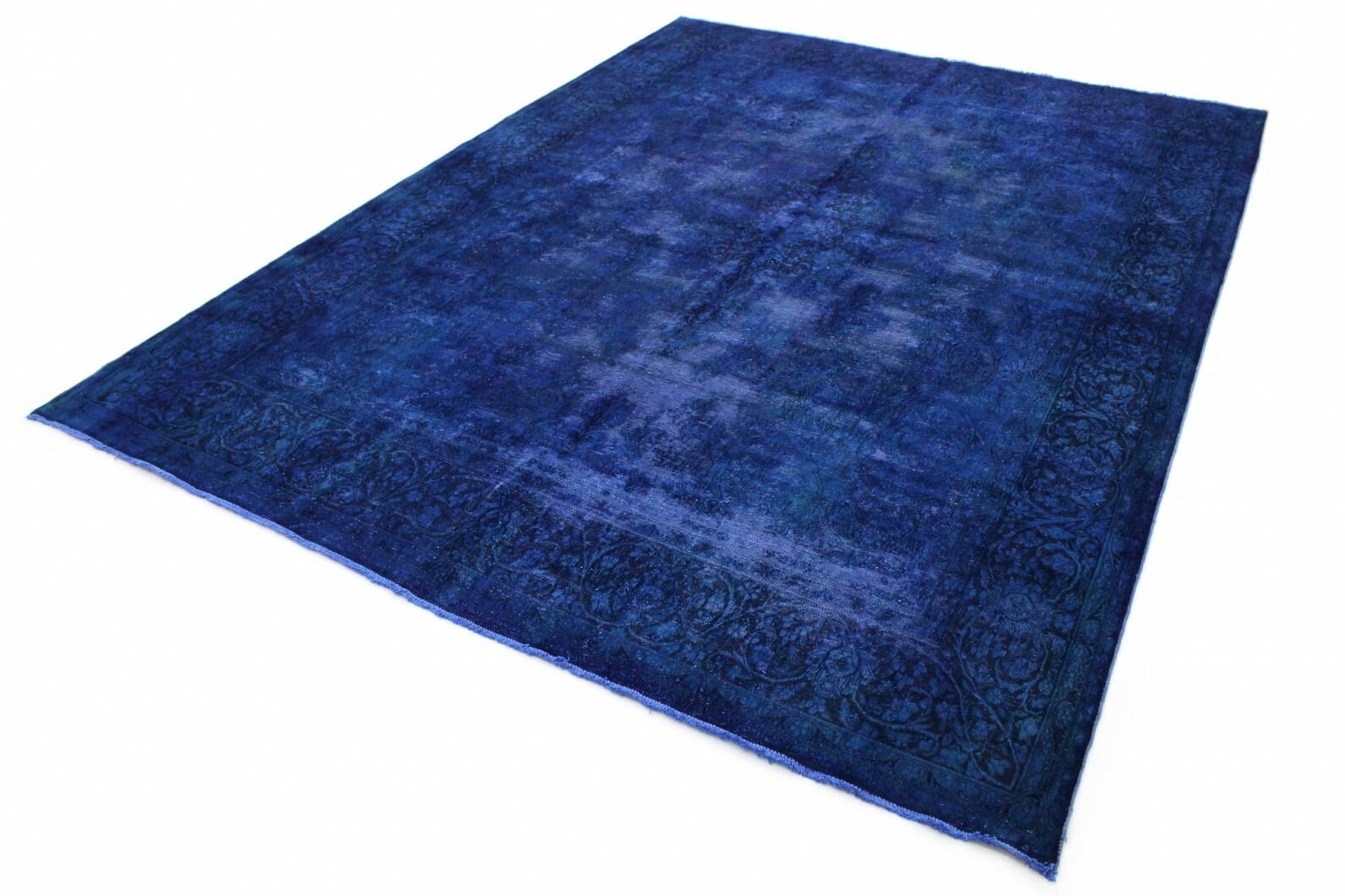 vintage-orientteppich-400x292cm-blau-lila-handgeknupft-2 Oriental Rug — handmade, 400 × 293 cm, Wool