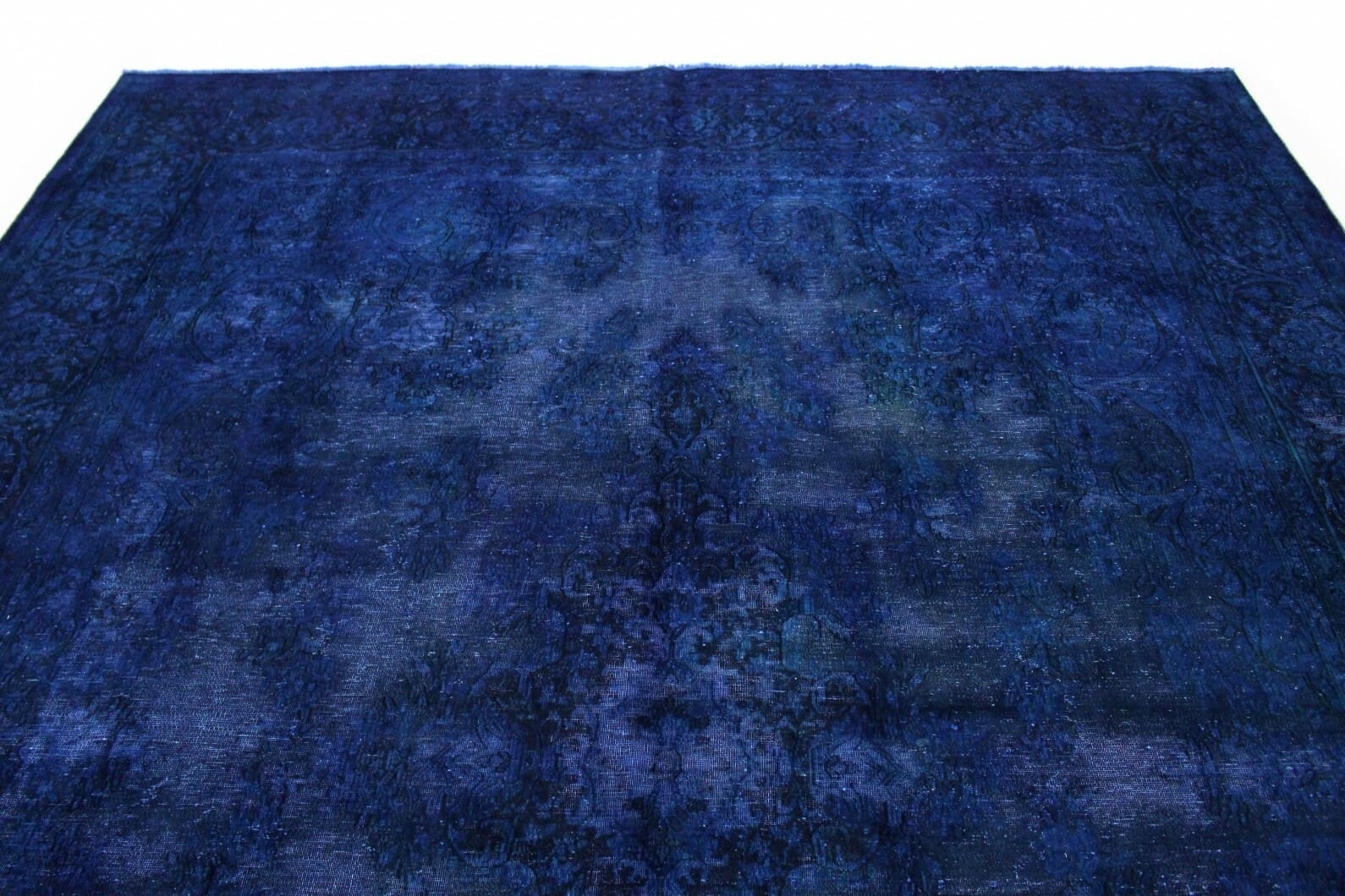 vintage-orientteppich-400x292cm-blau-lila-handgeknupft-3 Oriental Rug — handmade, 400 × 293 cm, Wool