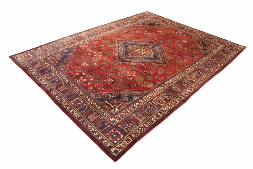 meyme-teppich-402x296-cm-klassisches-medaillon-handgeknupft-perserteppich-4 Persian Rug — hand-knotted, 400 × 295 cm, Wool