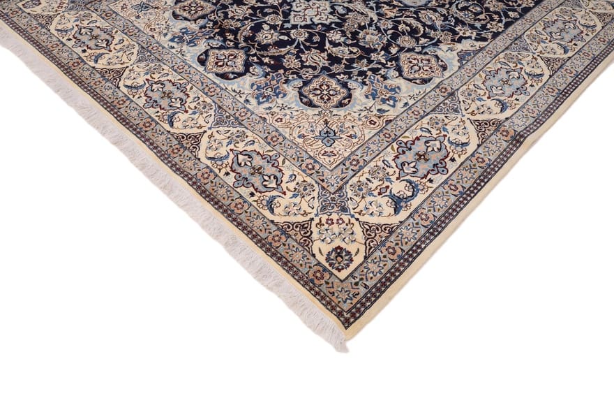 rugeast-nain-9la-orientteppich-367x249-cm-edles-design-handgeknupft-7 Hand-Knotted Wool & Silk Nain Persian Rug, 365 × 248 cm