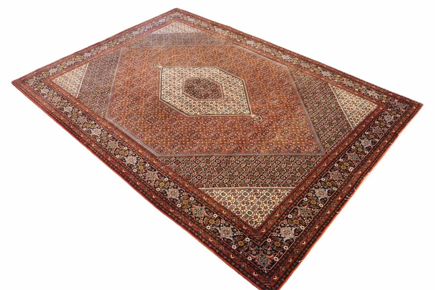 bidjar-teppich-349x251-cm-robuster-perserteppich-handgeknupft-3 Hand-Knotted Wool Bijar Persian Rug, 347 × 250 cm