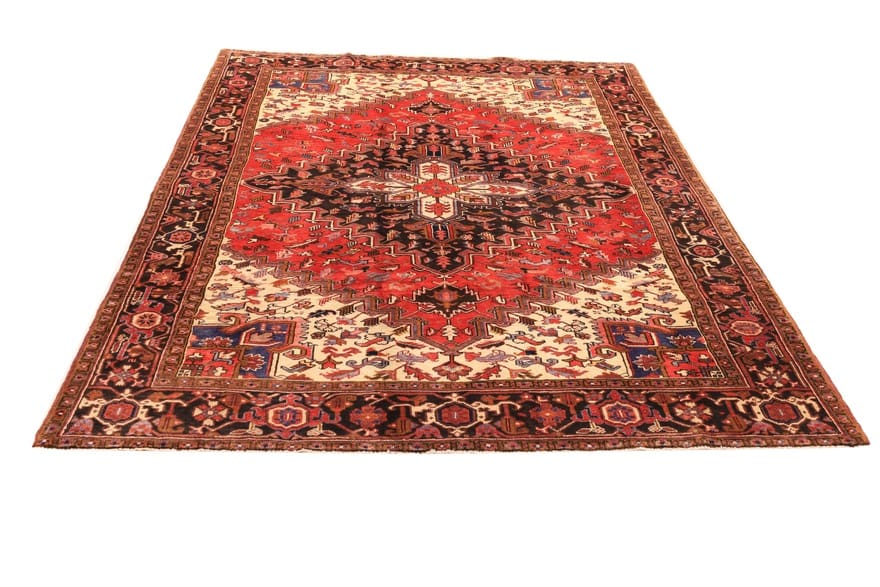 handgeknupfter-orientteppich-295x209-cm-heriz-muster-aus-wolle Heriz Persian Rug 293 × 208 cm, Wool, hand-knotted