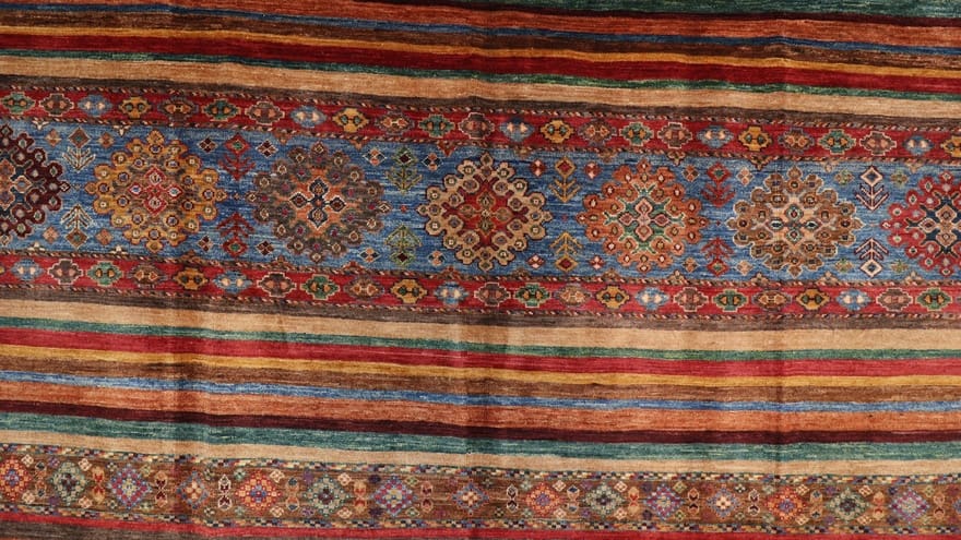 Ziegler Pakistani Rug 277 × 204 cm, Wool, hand-knotted