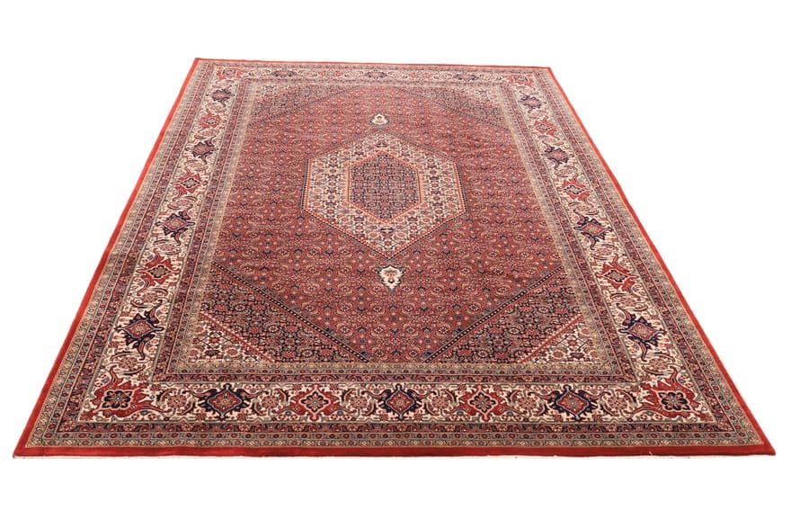Bijar Indian Rug 304 × 201 cm, Wool & Silk, hand-knotted