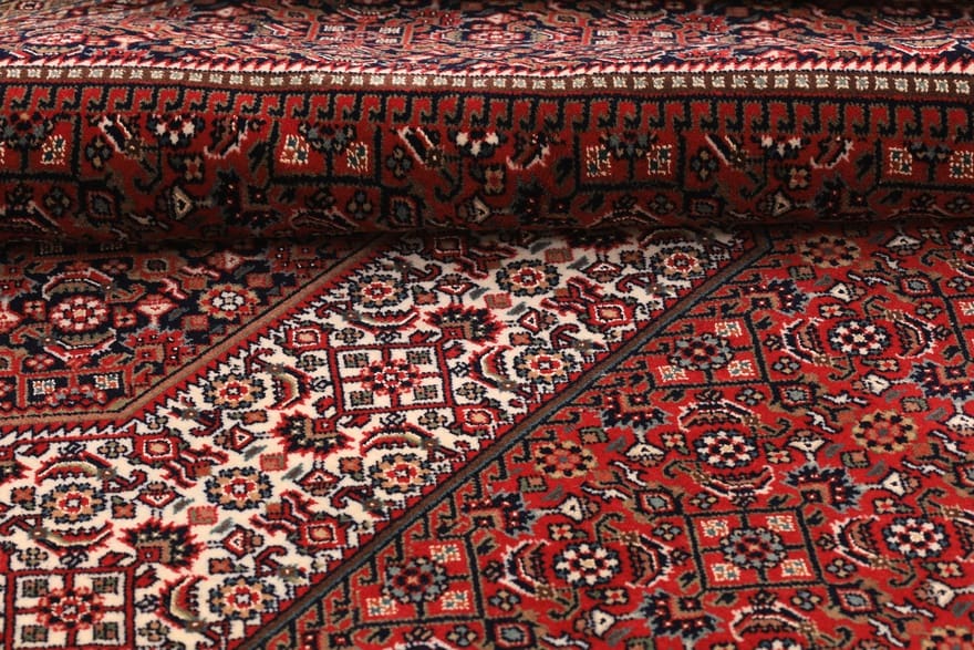 Bijar Indian Rug 304 × 200 cm, Wool & Silk, hand-knotted