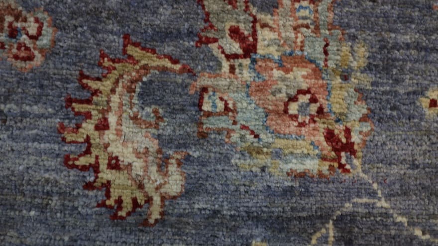 ziegler-orientteppich-306x209-cm-antiklook-handgeknupft-6 Hand-Knotted Wool Ziegler Pakistani Rug, 304 × 208 cm